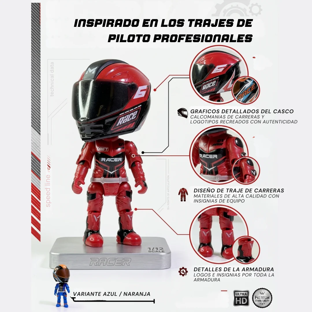 TurboRider™ Figuras Coleccion Racing
